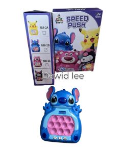 gra popit stitch, kuromi, pokemon