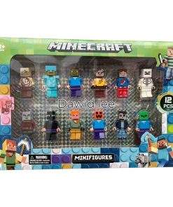 zestaw figurki minecraft 12pcs