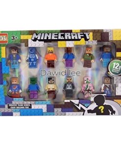 12pcs zestaw minecraft figurki