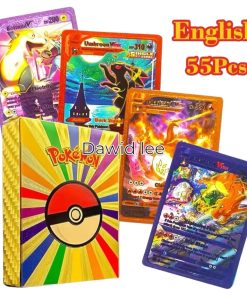karta pokemon 55 karty kolorowy