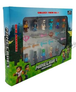 zestaw minecraft 12pcs