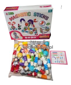magnetic sticks 58pcs