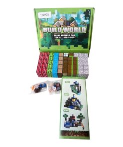 klocki magnet 100pcs + 2 figurki