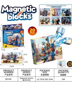 klocki magnet 20pcs zootopia