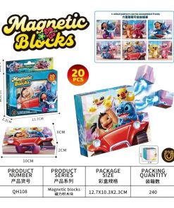klocki magnet 20pcs stitch