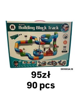 Klocki Magnetyczne pociąg 90pcs