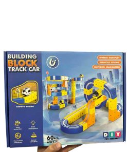 Klocki Magnetyczne Pociąg Kolejka 60pcs