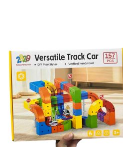 Klocki Magnetyczne Pociąg Kolejka 157pcs