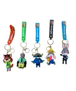 breloczki gumowa zootopia
